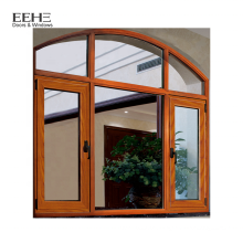 Feste Aluminiumbronzefarbe Fenster mit Grill Design